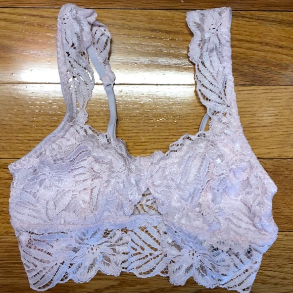 Aerie light pink lace bralette - Picture 3 of 6